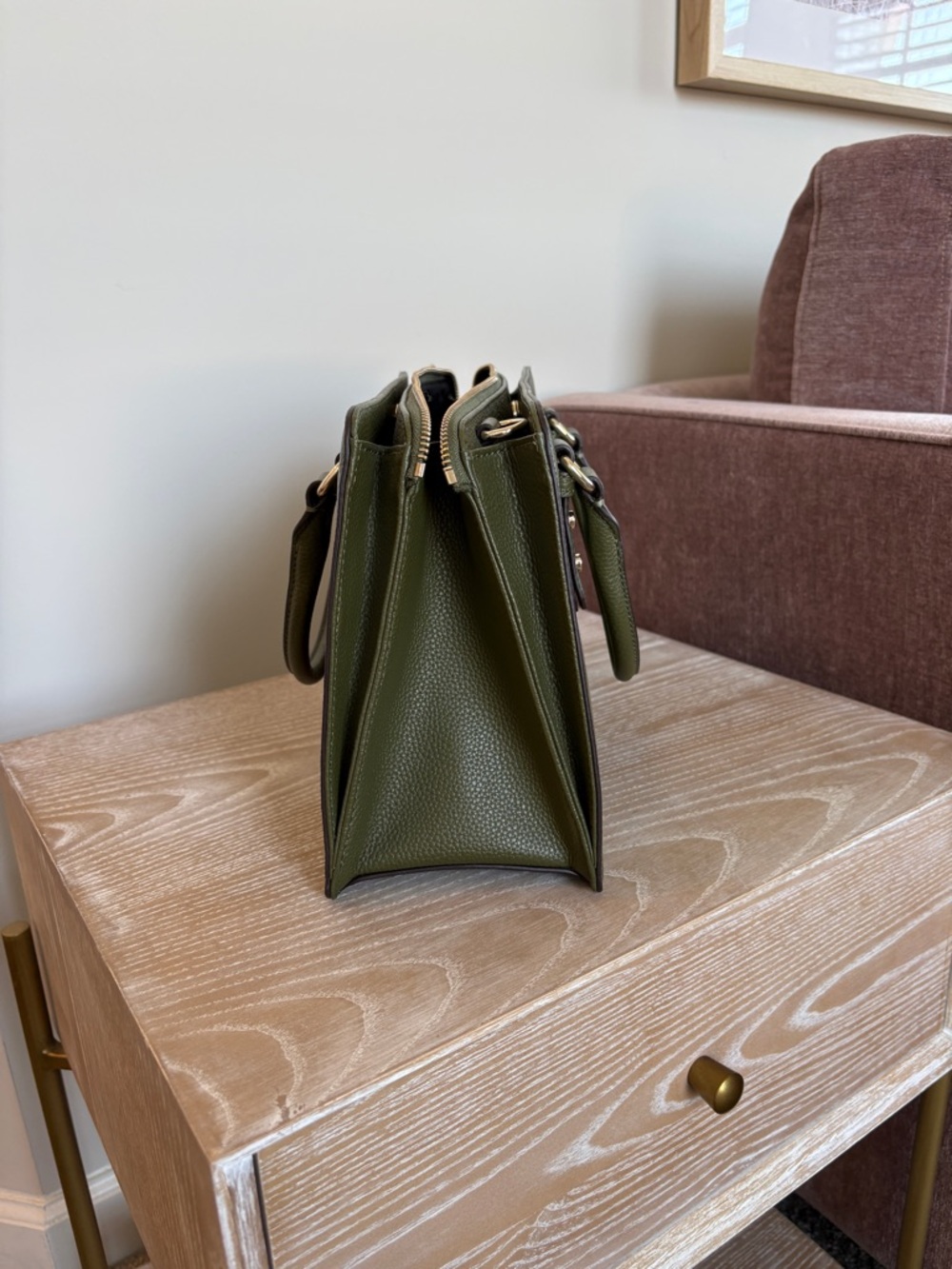 Kate Spade Mulberry Street Lise Satchel in Enchanted Green - Picture 5 of 6